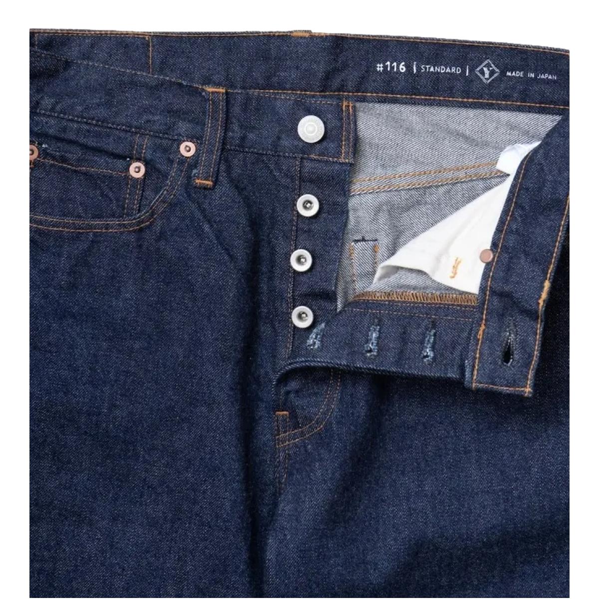 116 Standard Selvedge Denim One Wash - Denim