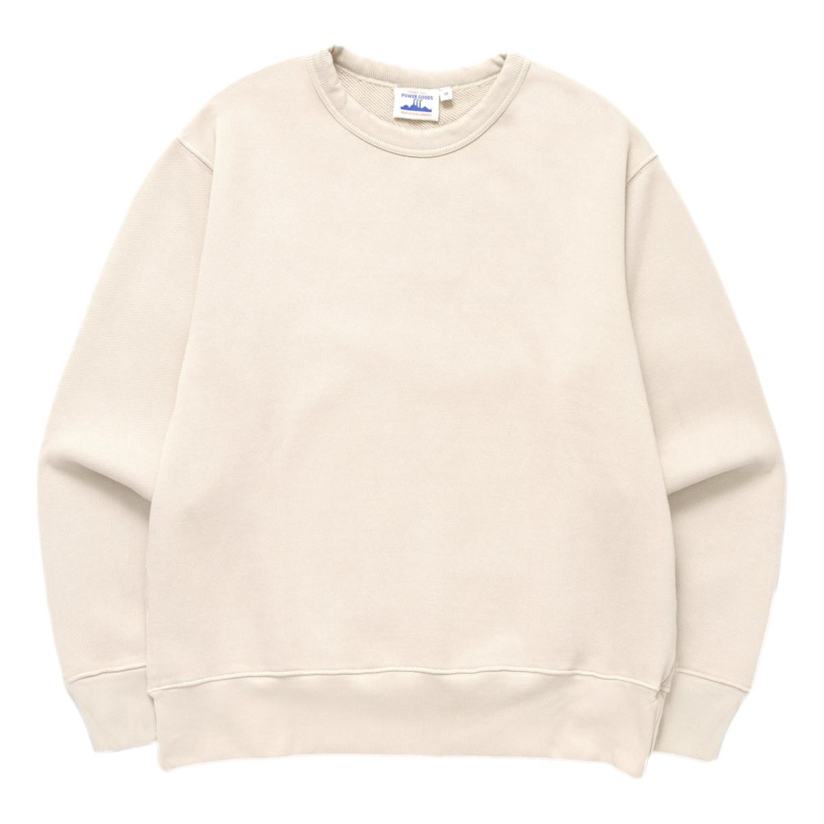 14.5oz Loopback Crewneck Putty - Sweatshirt