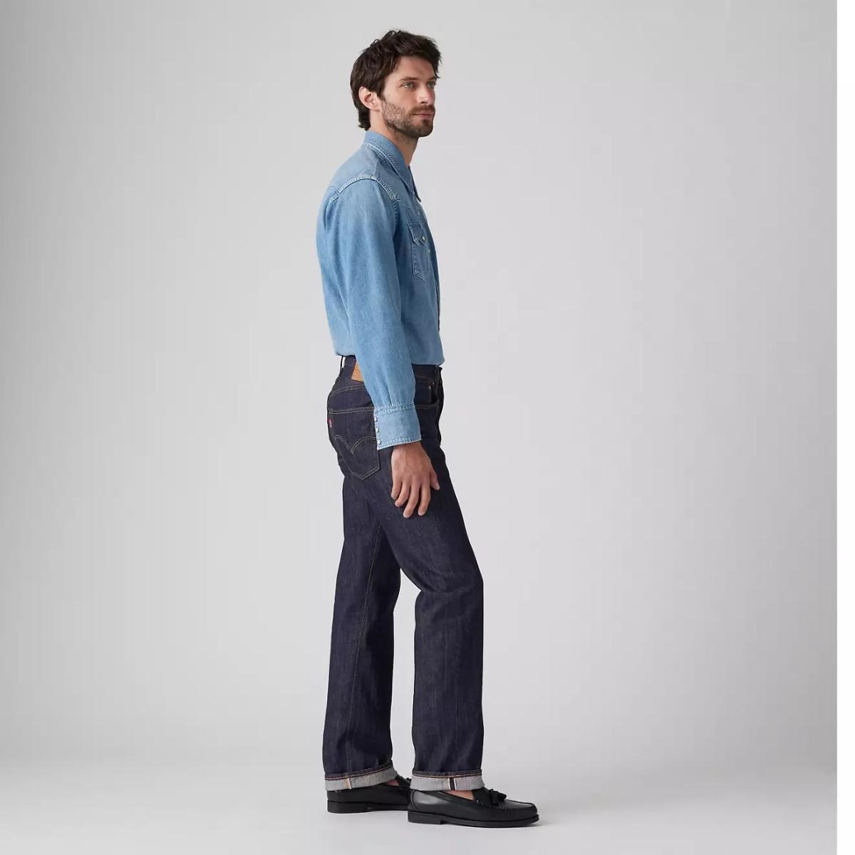 1947 501® Jeans Organic Rinsed Selvedge - Denim