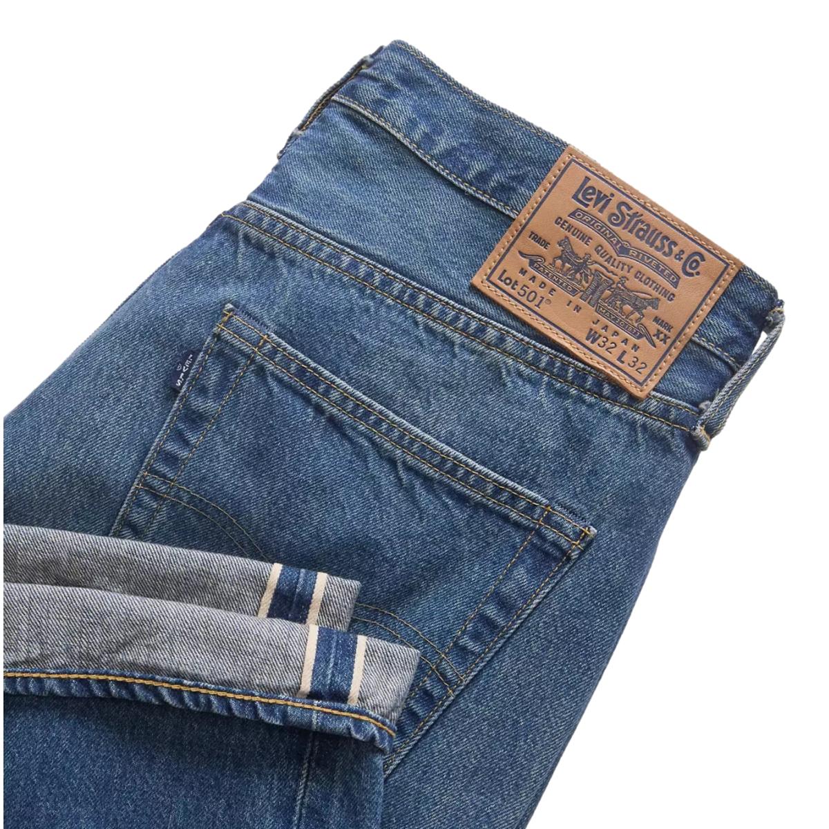 1980’s 501® Original Fit Selvedge Jeans Ahoy - Denim