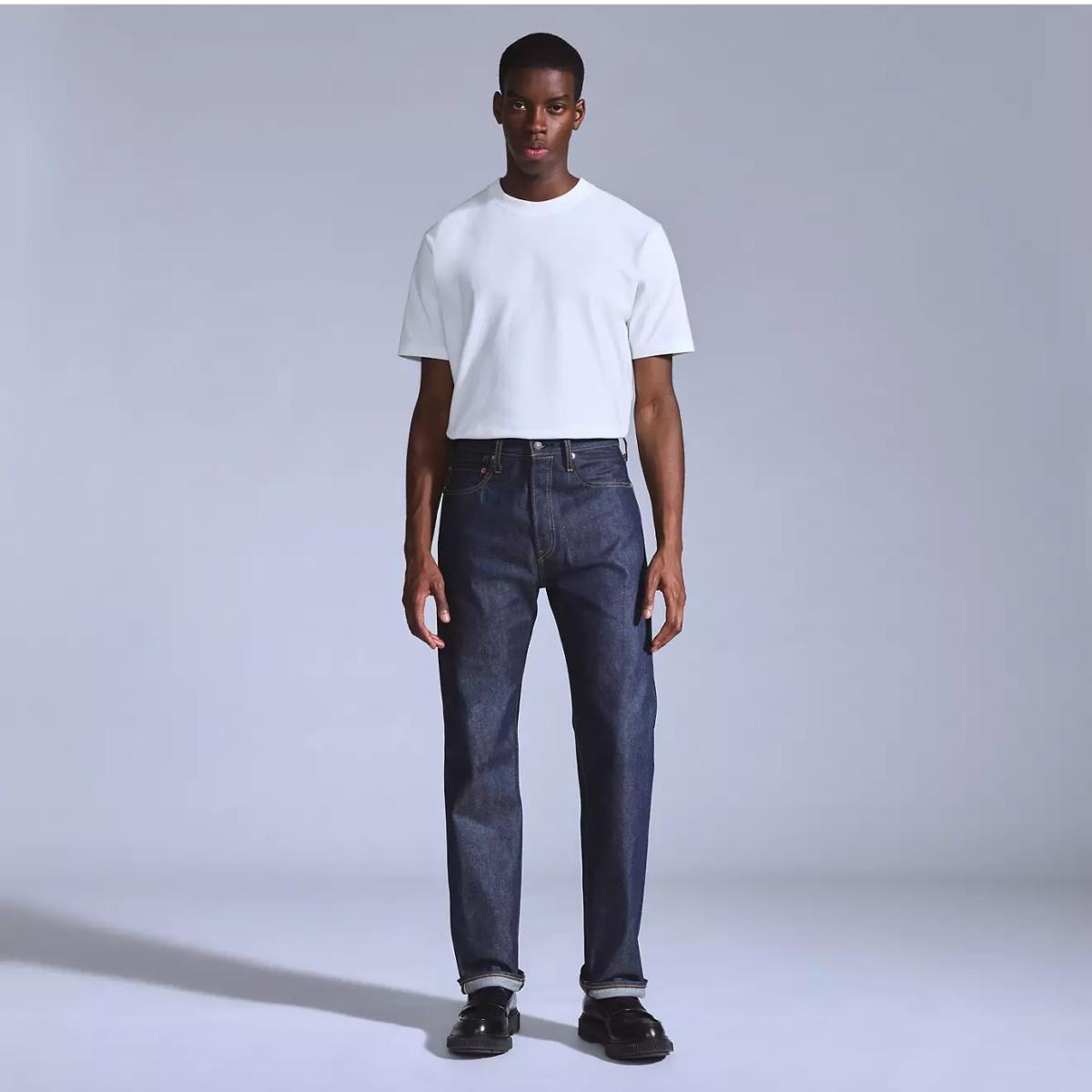 1980’s 501® Original Fit Selvedge Jeans Dark Wash - Denim