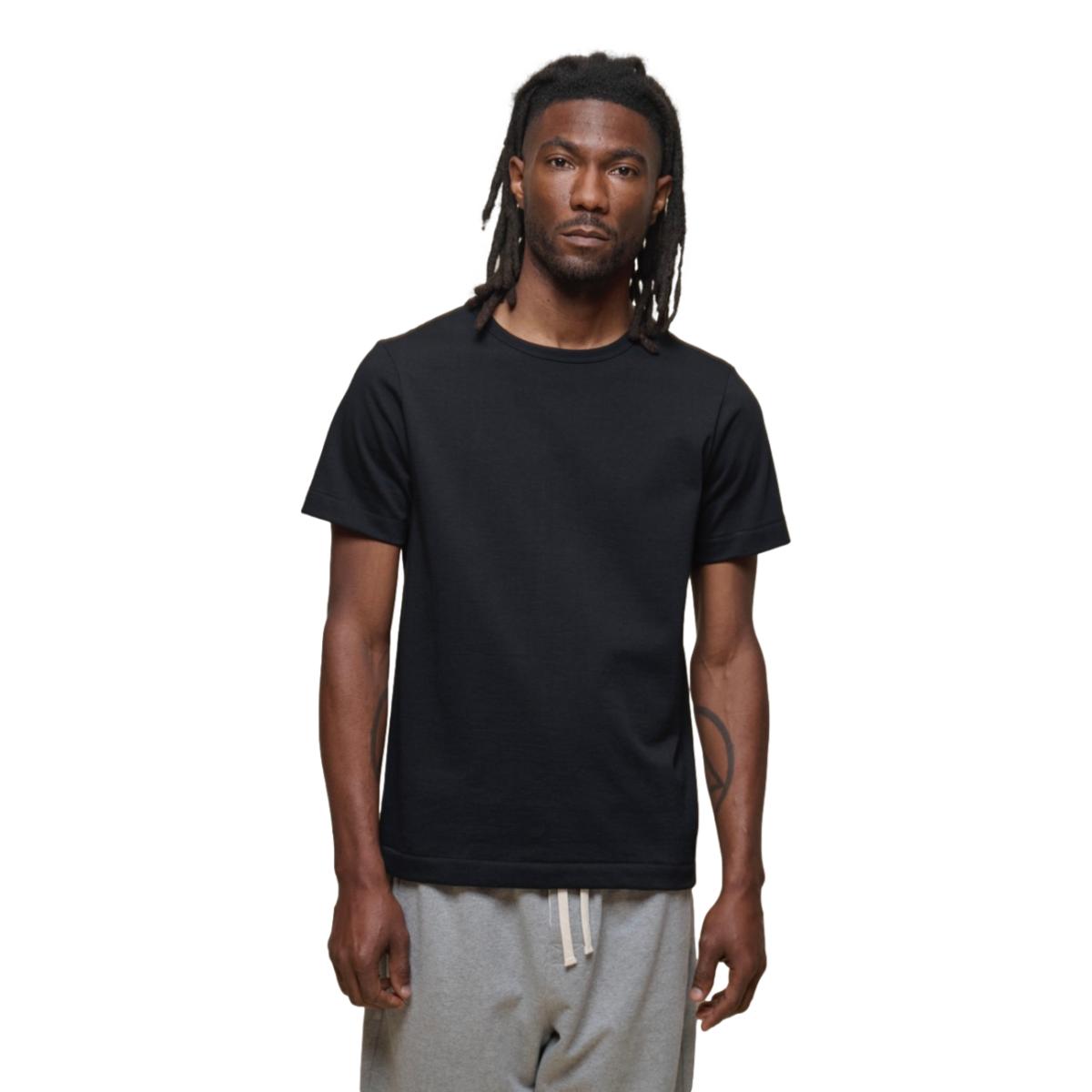 215 Loopwheeled T-Shirt 8.6 oz Classic Fit Deep Black