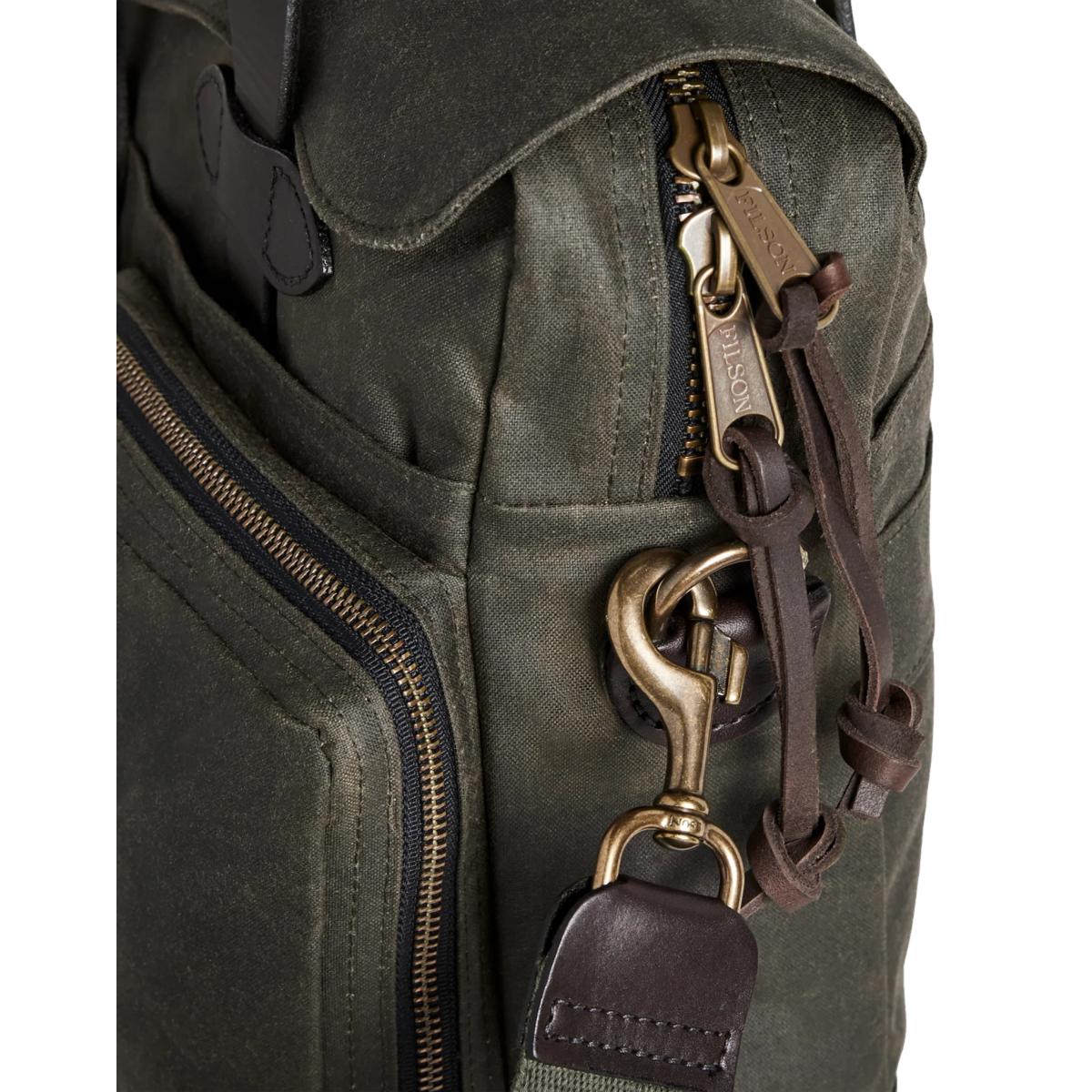 24 Hour Tin Cloth Briefcase Otter Green - Briefcase