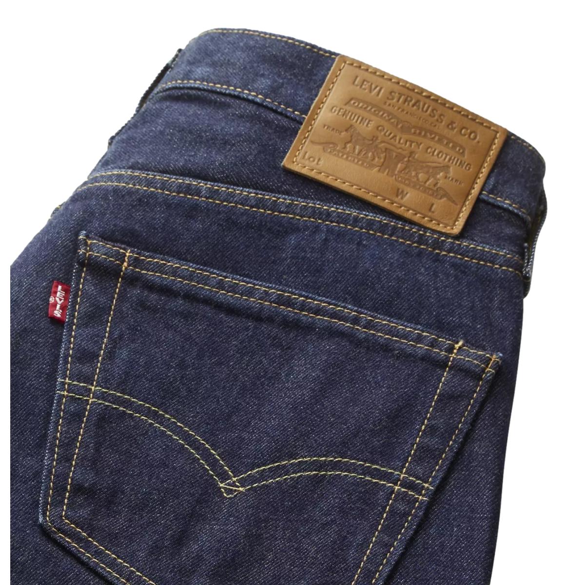 501® Original Fit New Selvedge Rinse Dark Wash - Denim
