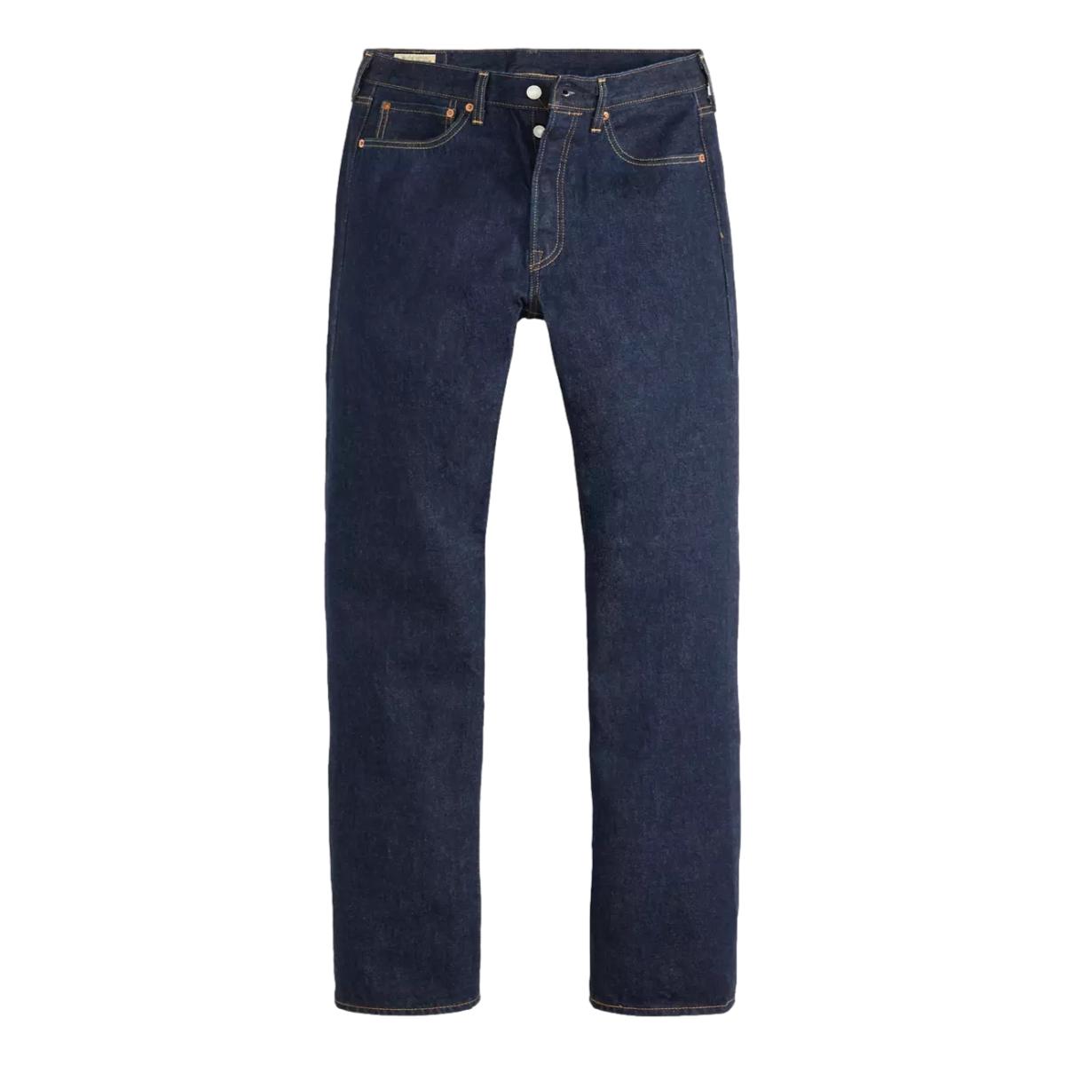 501® Original Fit New Selvedge Rinse Dark Wash - Denim