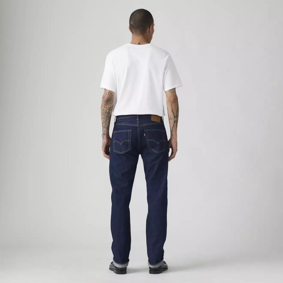 501® Original Fit New Selvedge Rinse Dark Wash - Denim