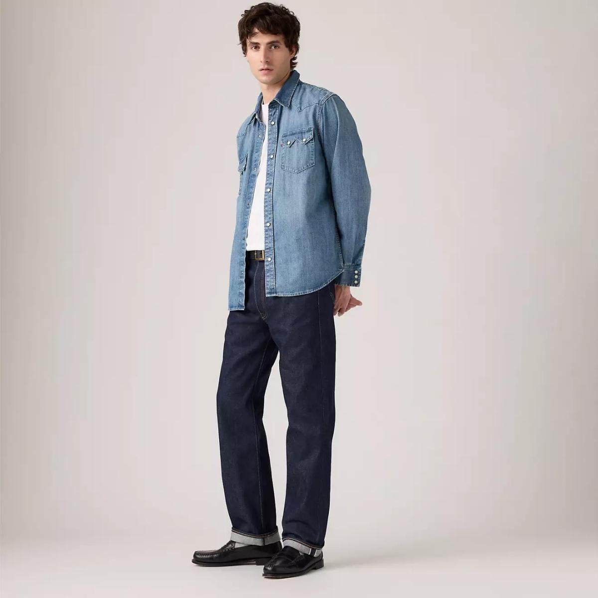 501® Original Fit Selvedge Hudson Medium Wash Denim