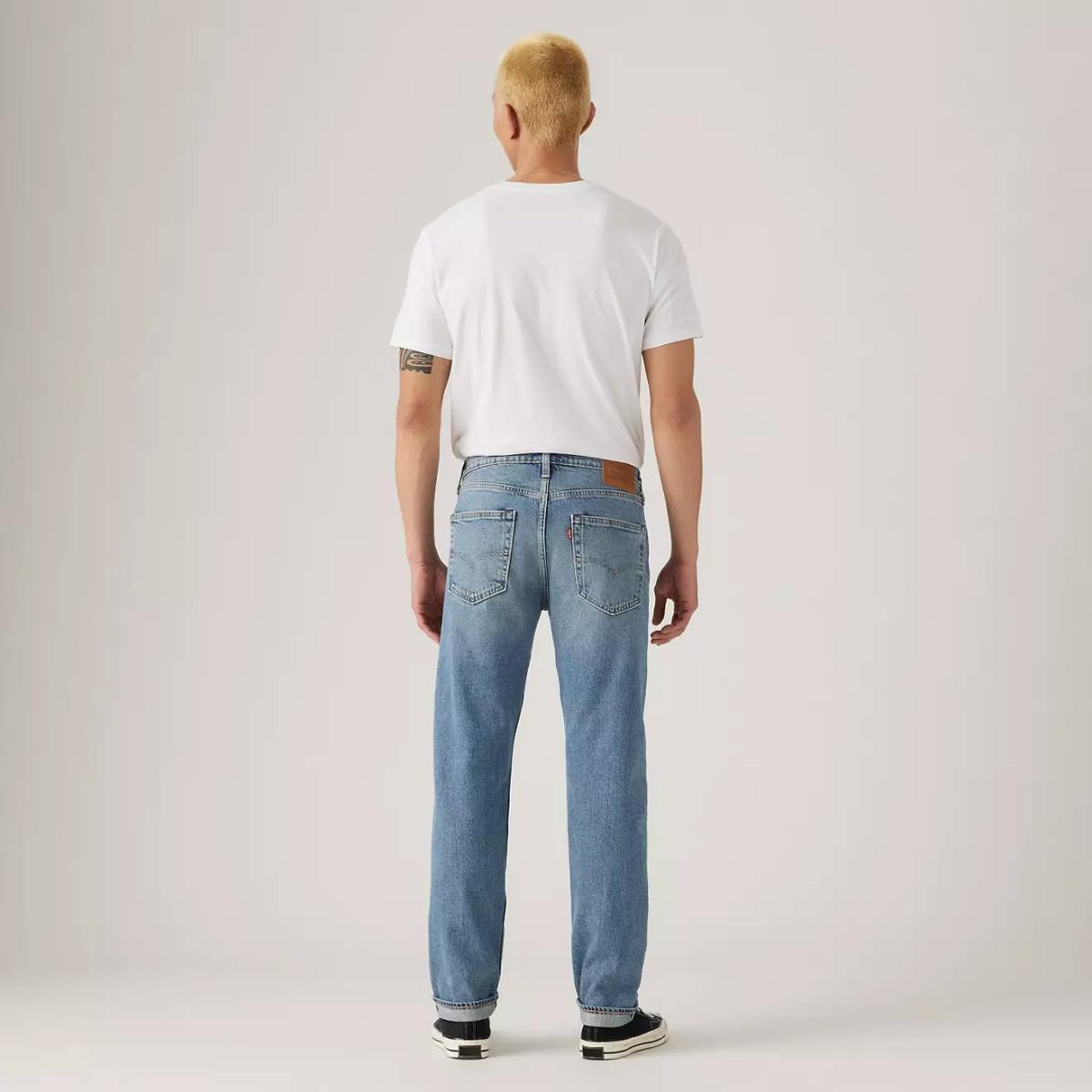 502™ Taper Fit Selvedge Men’s Jeans New Friends Medium Wash