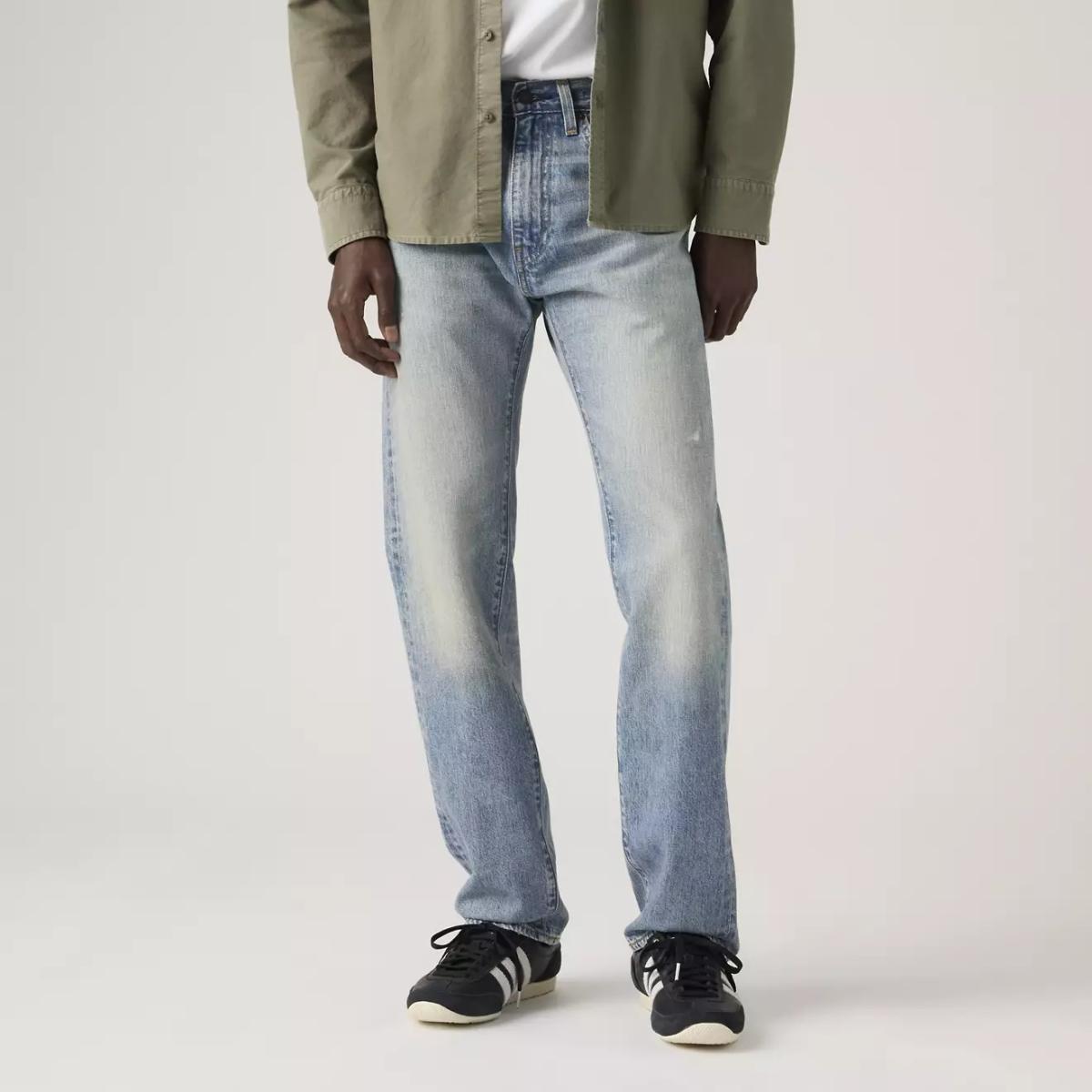 505™ Back At It Distressed Selvedge Medium Wash - Denim