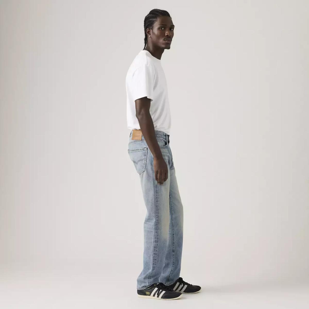 505™ Back At It Distressed Selvedge Medium Wash - Denim