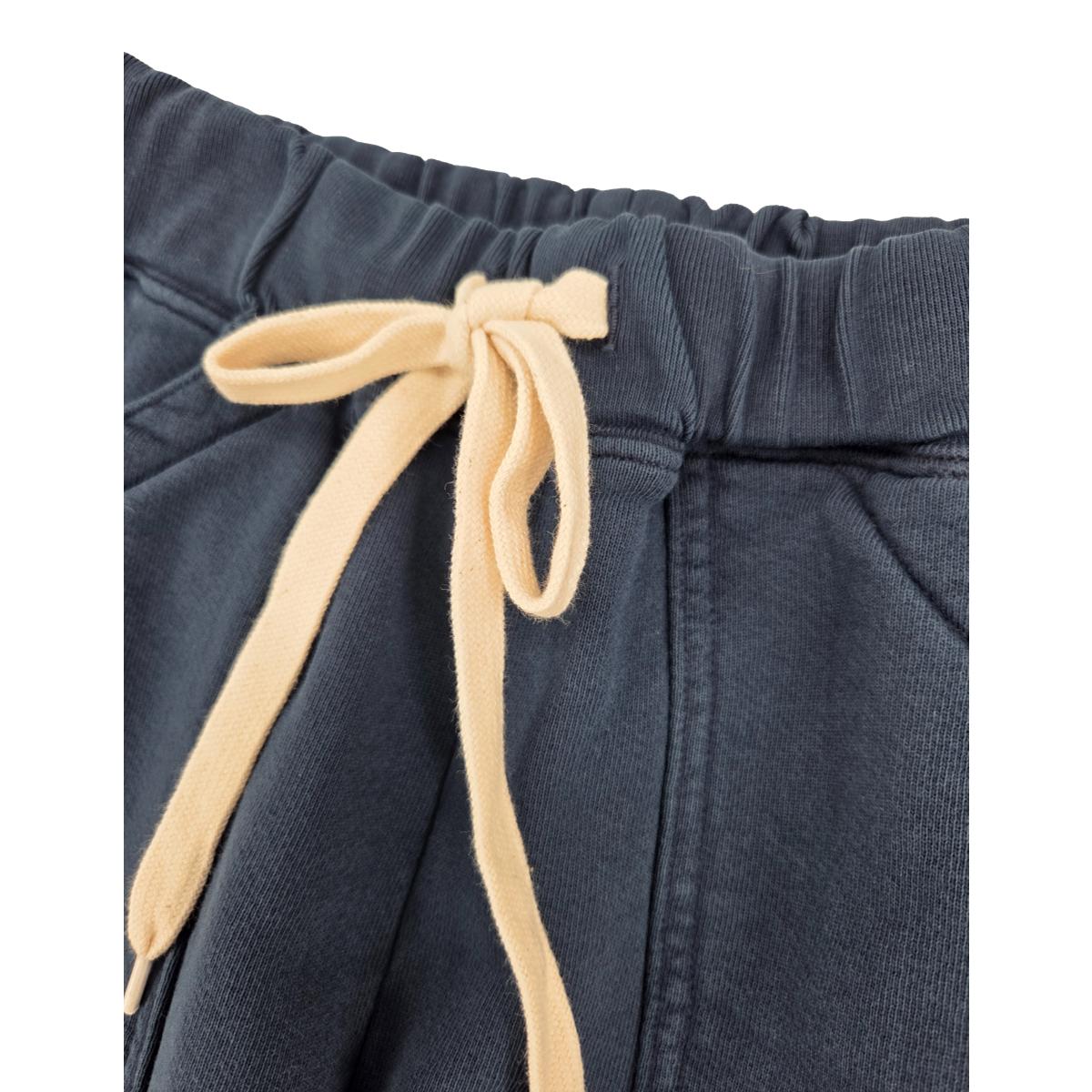 8oz Pigment Dyed Army Gym Short Navy - shorts