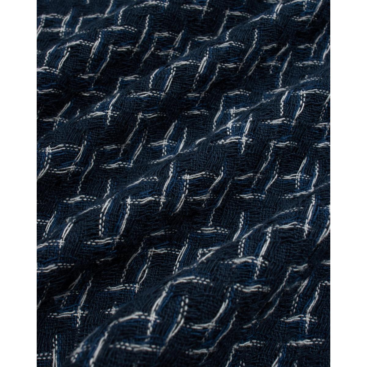 Busey Dobby Architect Shirt Navy Multi