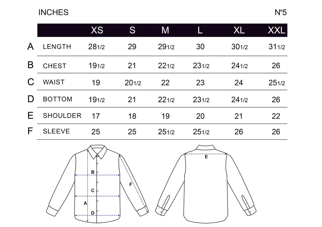 N°7 Straight Collar Shirt Natural Brown
