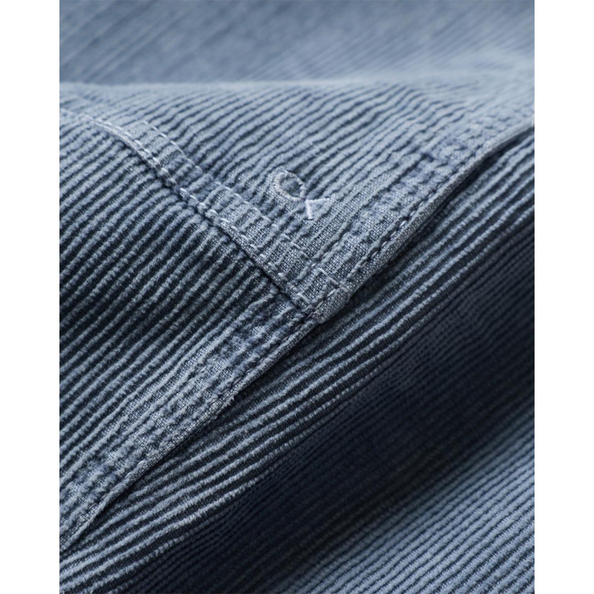 Seventyseven Cord Utility Shorts Washed Marine