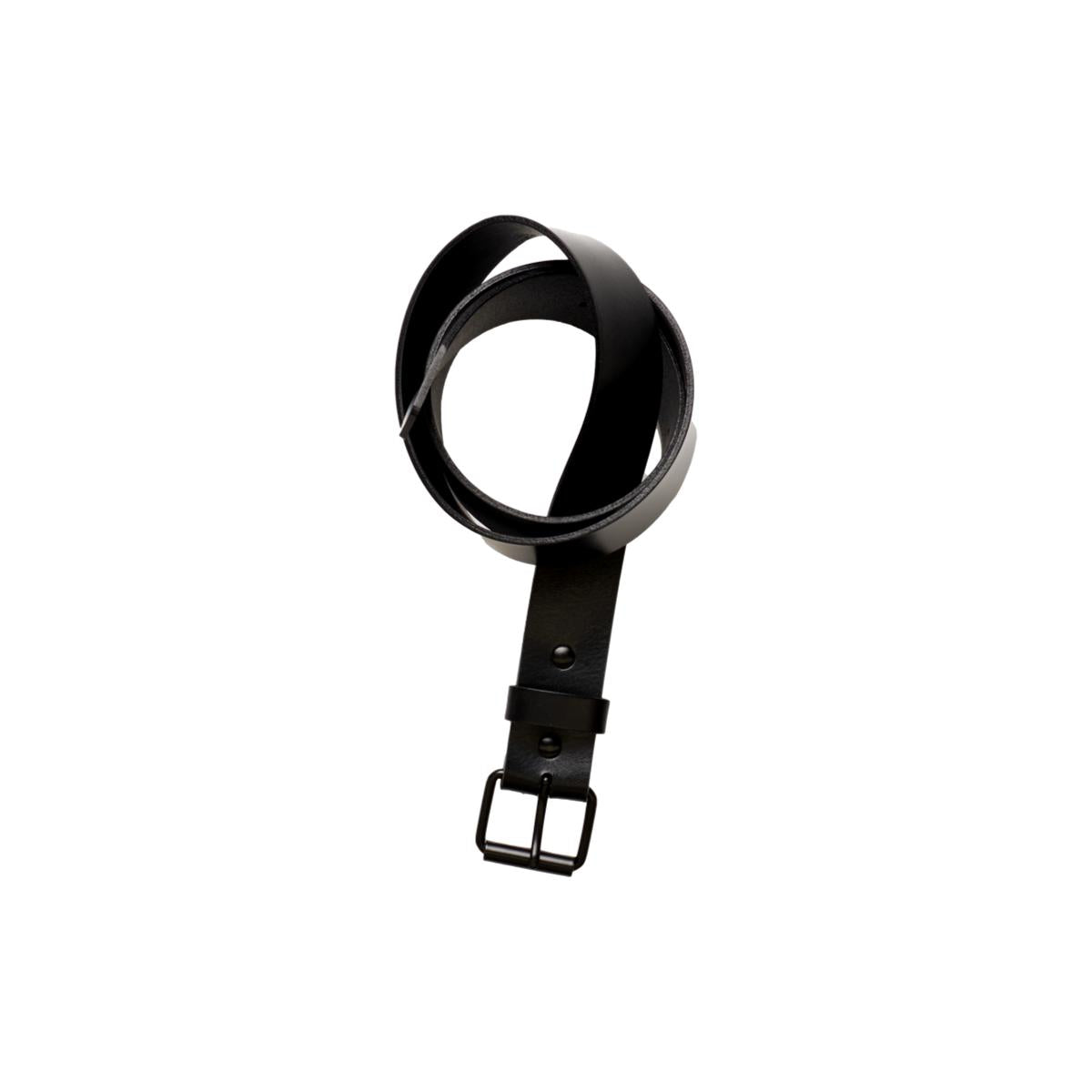 Black Leather Belt 1-1/2"-Milworks-MILWORKS