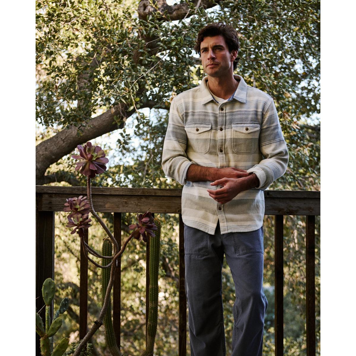 Blanket Shirt Cool Water Sonoran Stripe - Shirts