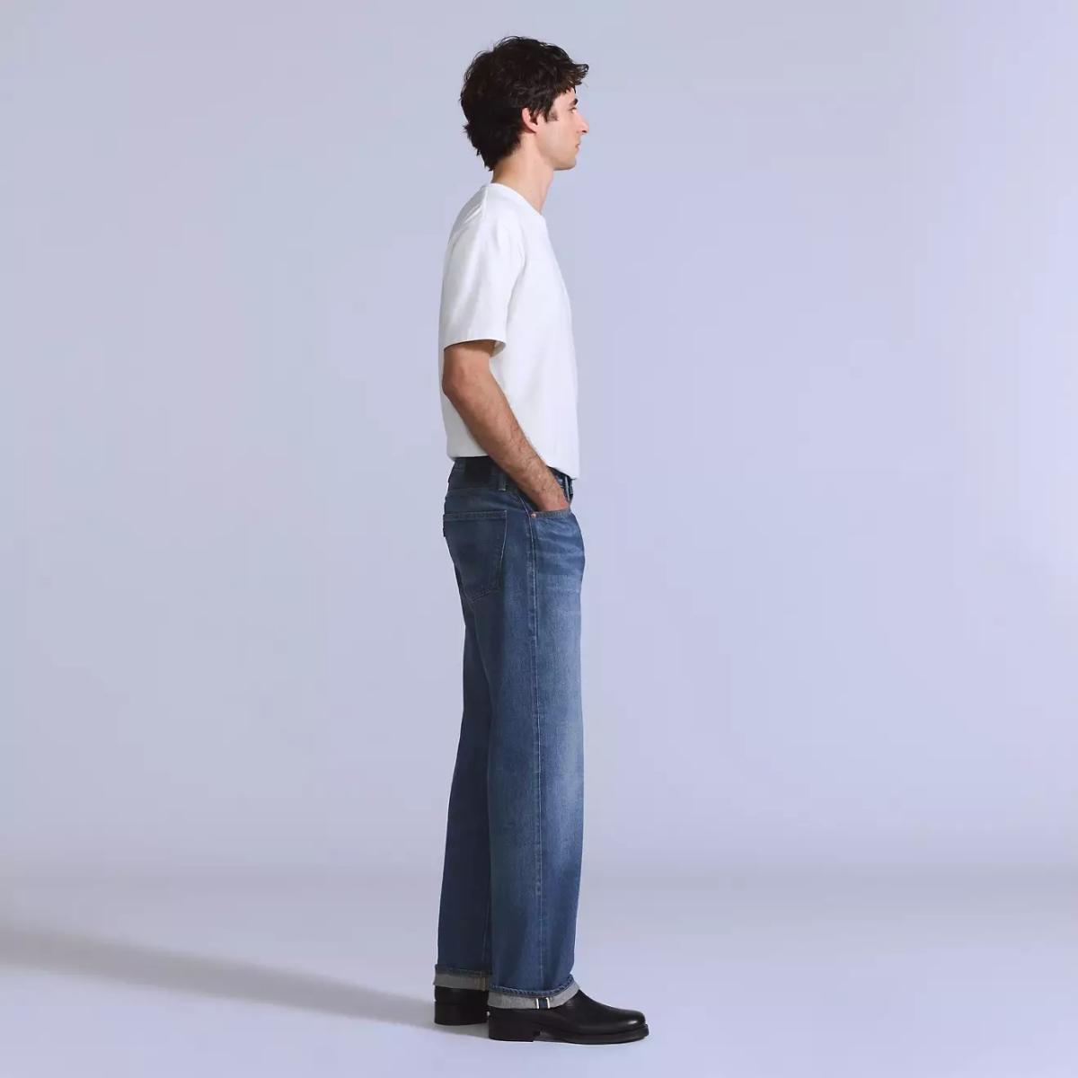 Blue Tab Anchor Relaxed Selvedge Vessel Medium Wash Denim