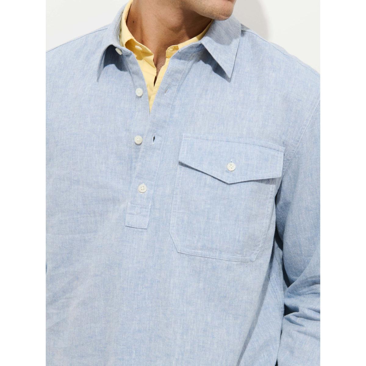 Carter Popover Linen Cotton Chambray - Shirts