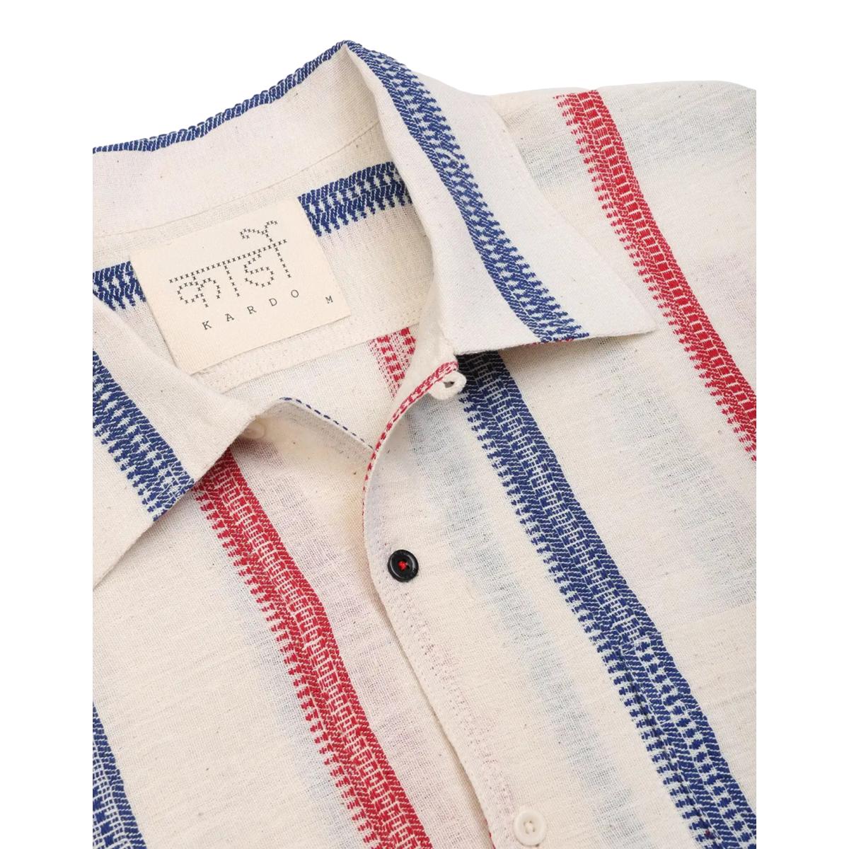 Chintan Short Sleeve Shirt Natural - Short Sleeve Shirt