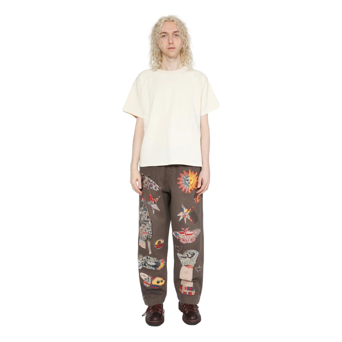 Collage Pant Dark Taupe - Pant