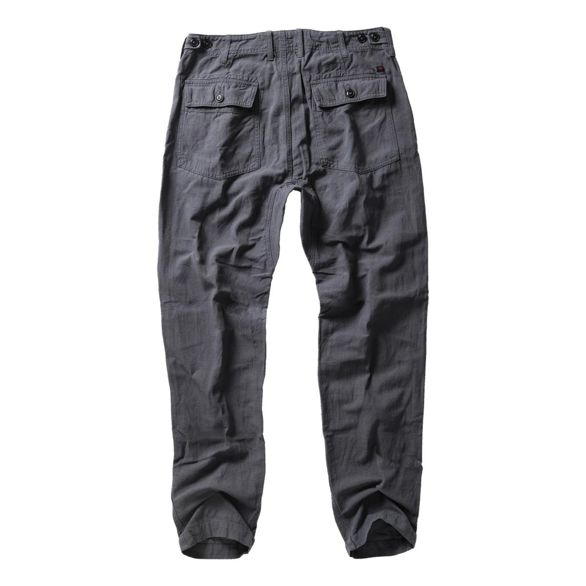 Cotton Linen Supply Pant Carbon - Pants