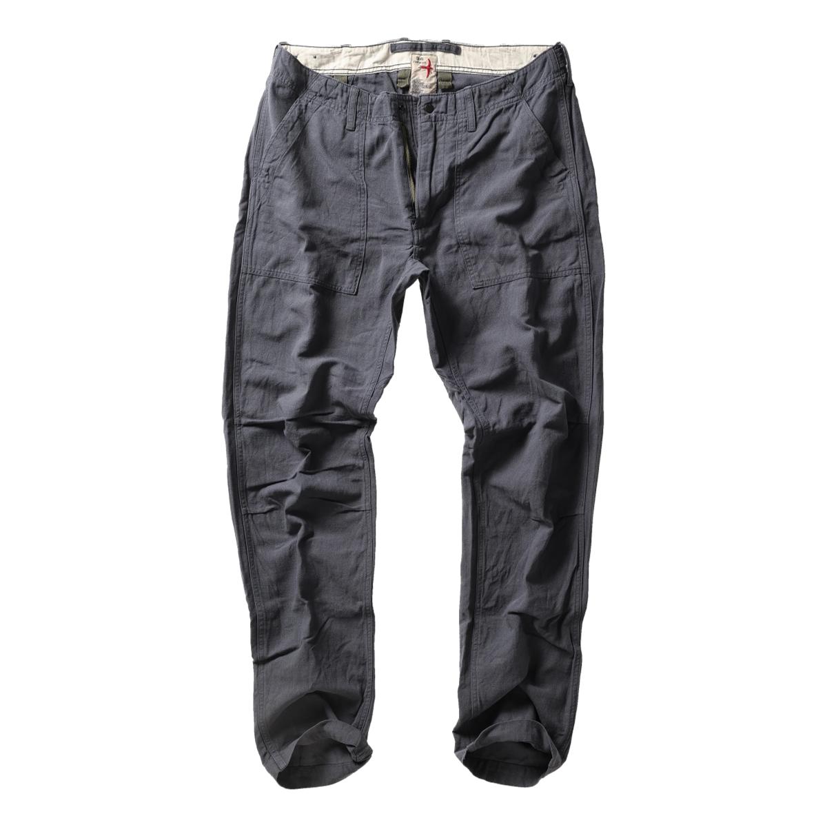Cotton Linen Supply Pant Carbon - Pants