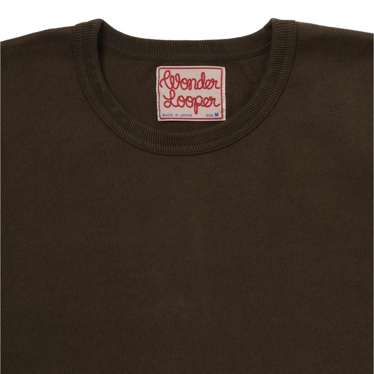 Crewneck T-shirt Double Heavyweight Khaki - T-Shirt