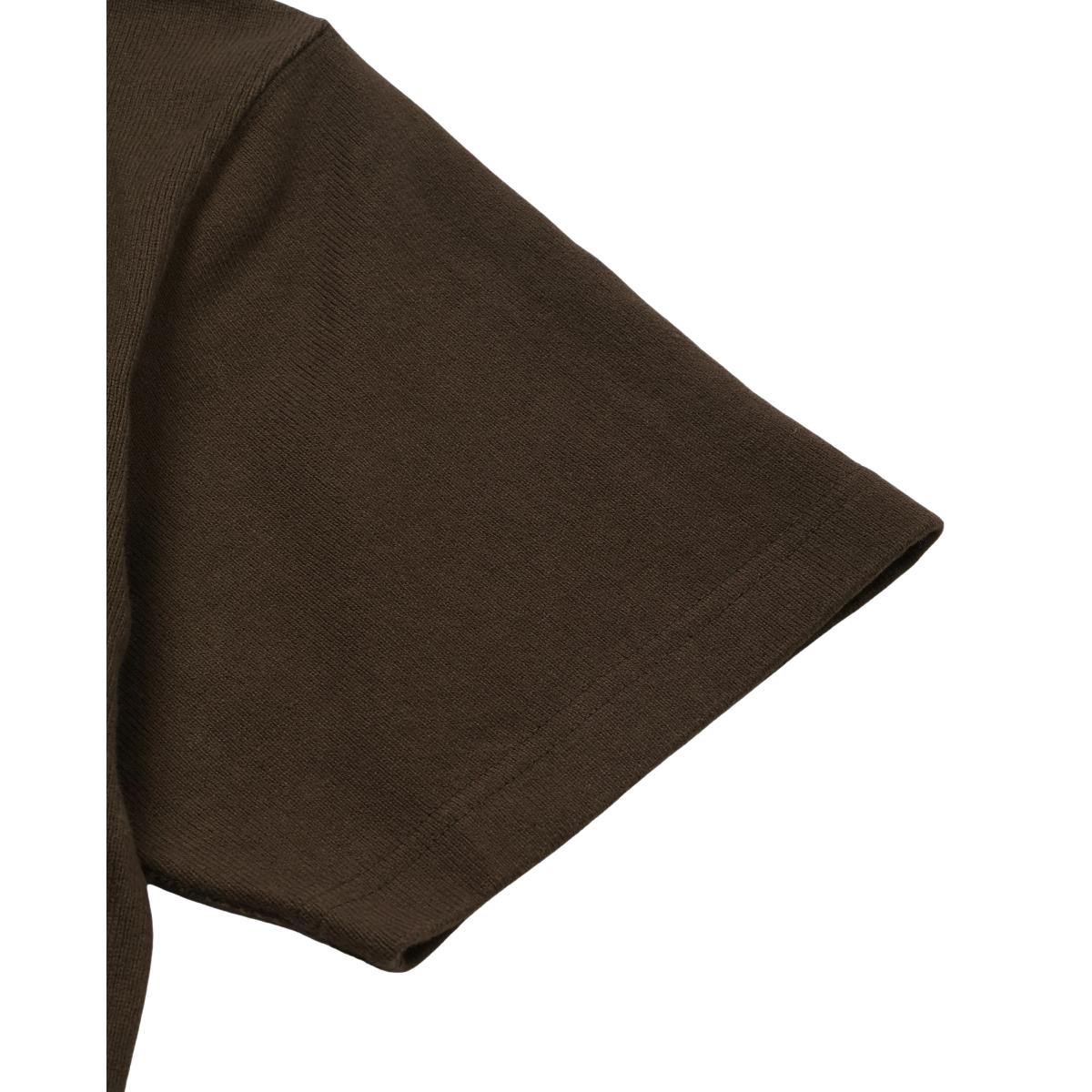 Crewneck T-shirt Double Heavyweight Khaki - T-Shirt