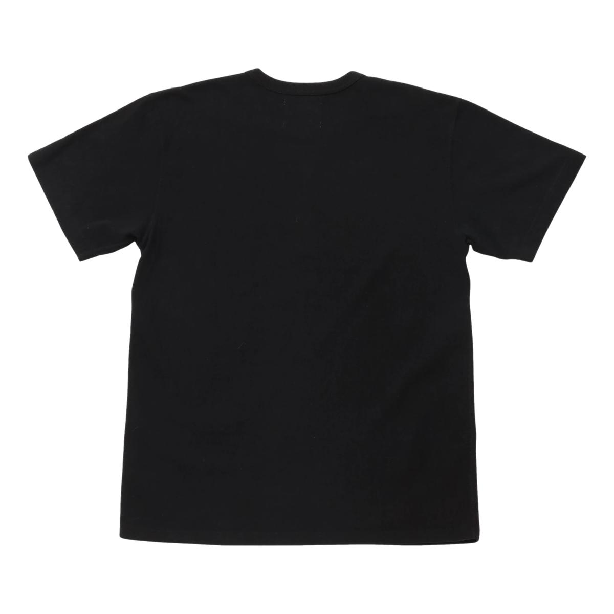 Crewneck T-shirt ELS Recycled Cotton Slub Black - T-Shirt