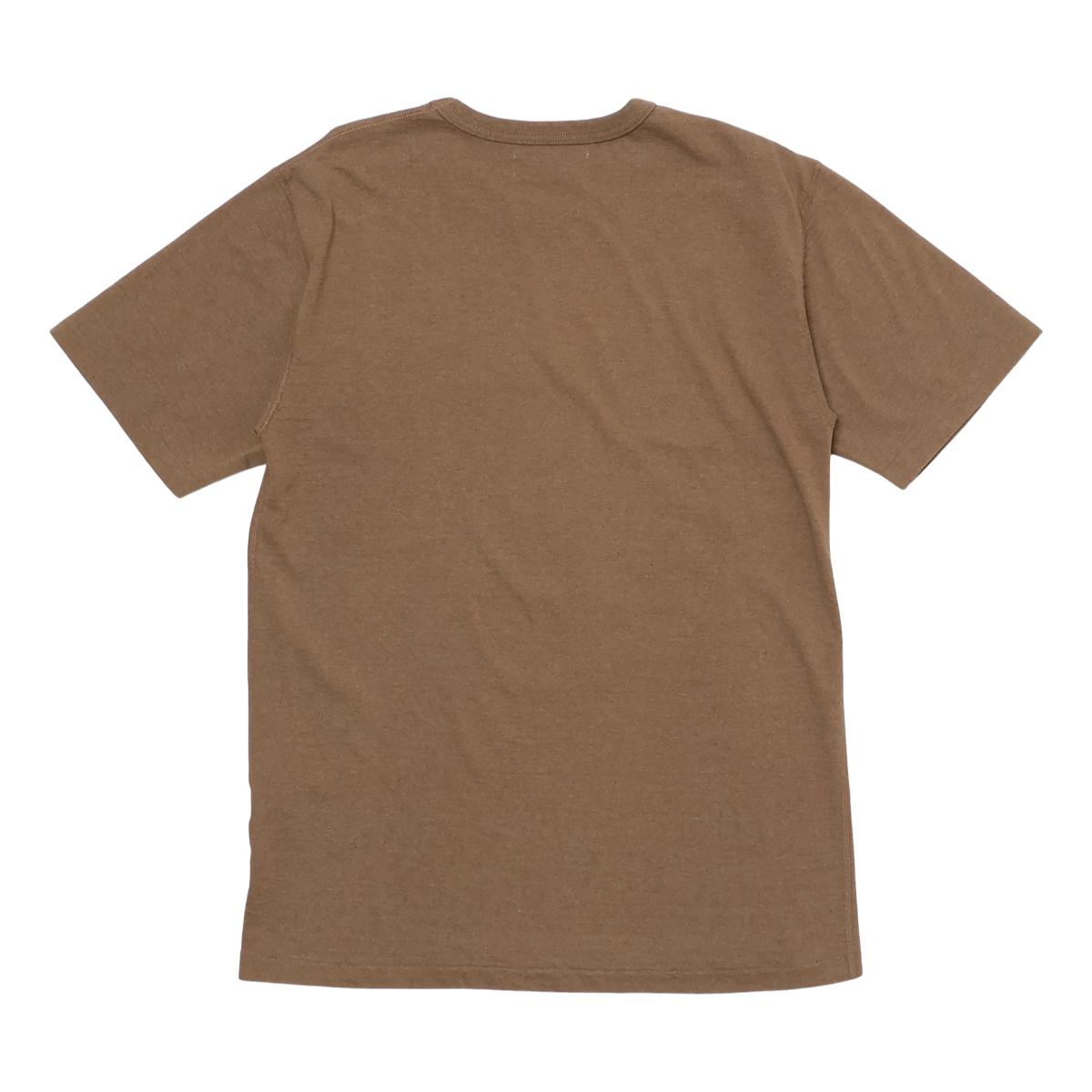 Crewneck T-shirt Iron Mordant Foxfibre® Tsuriami - Coyote