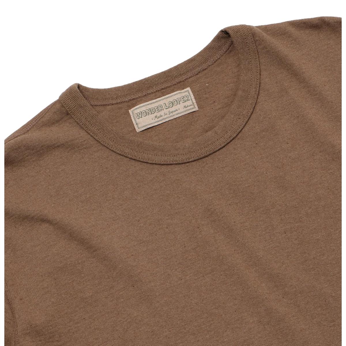 Crewneck T-shirt Iron Mordant Foxfibre® Tsuriami - Coyote
