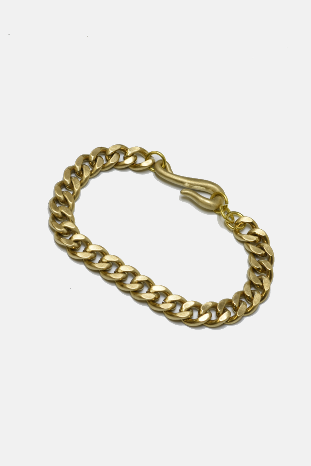 Curb Chain with Fish Hook - Stainless Steel