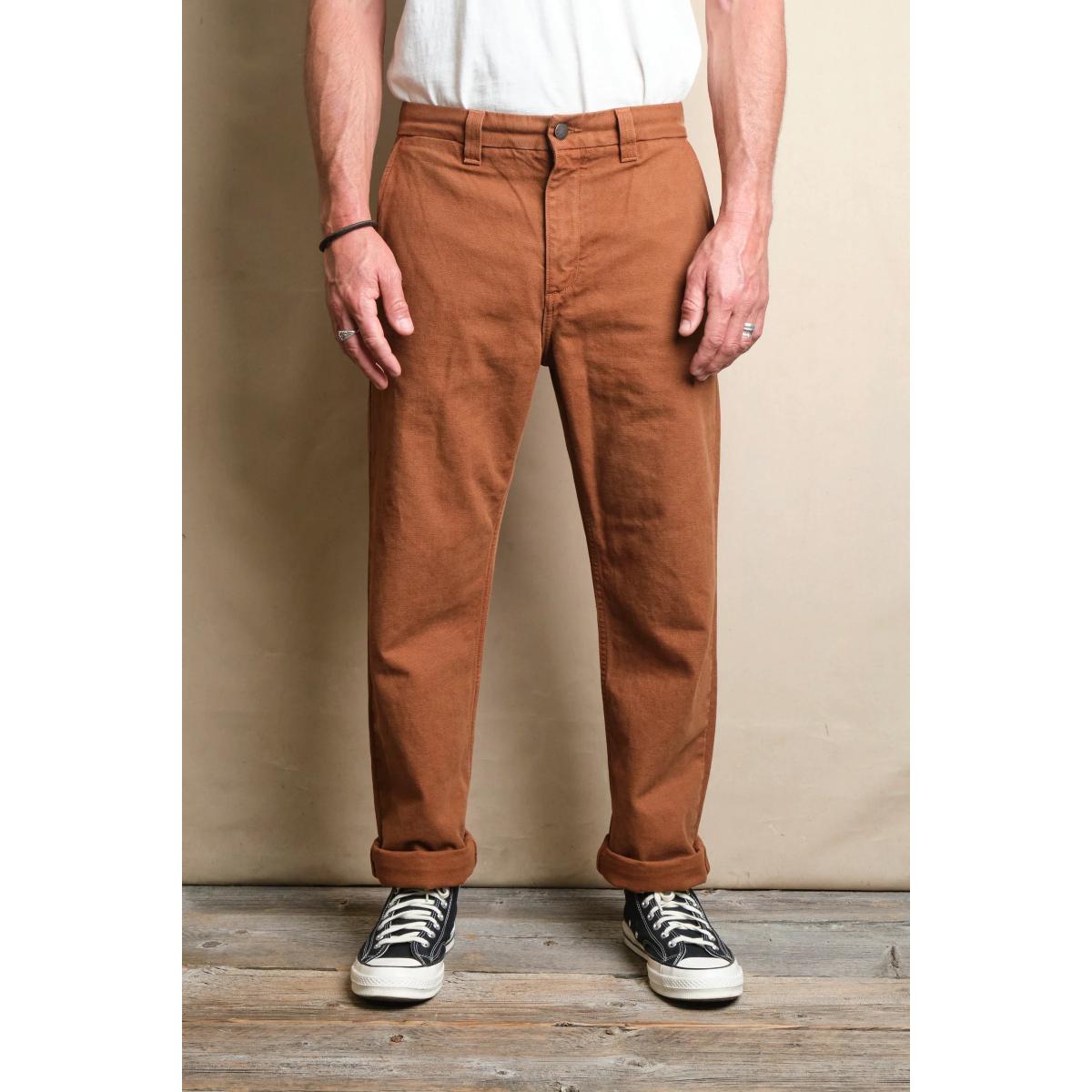 Deck Pant 14 Ounce Slub Rust - Pants