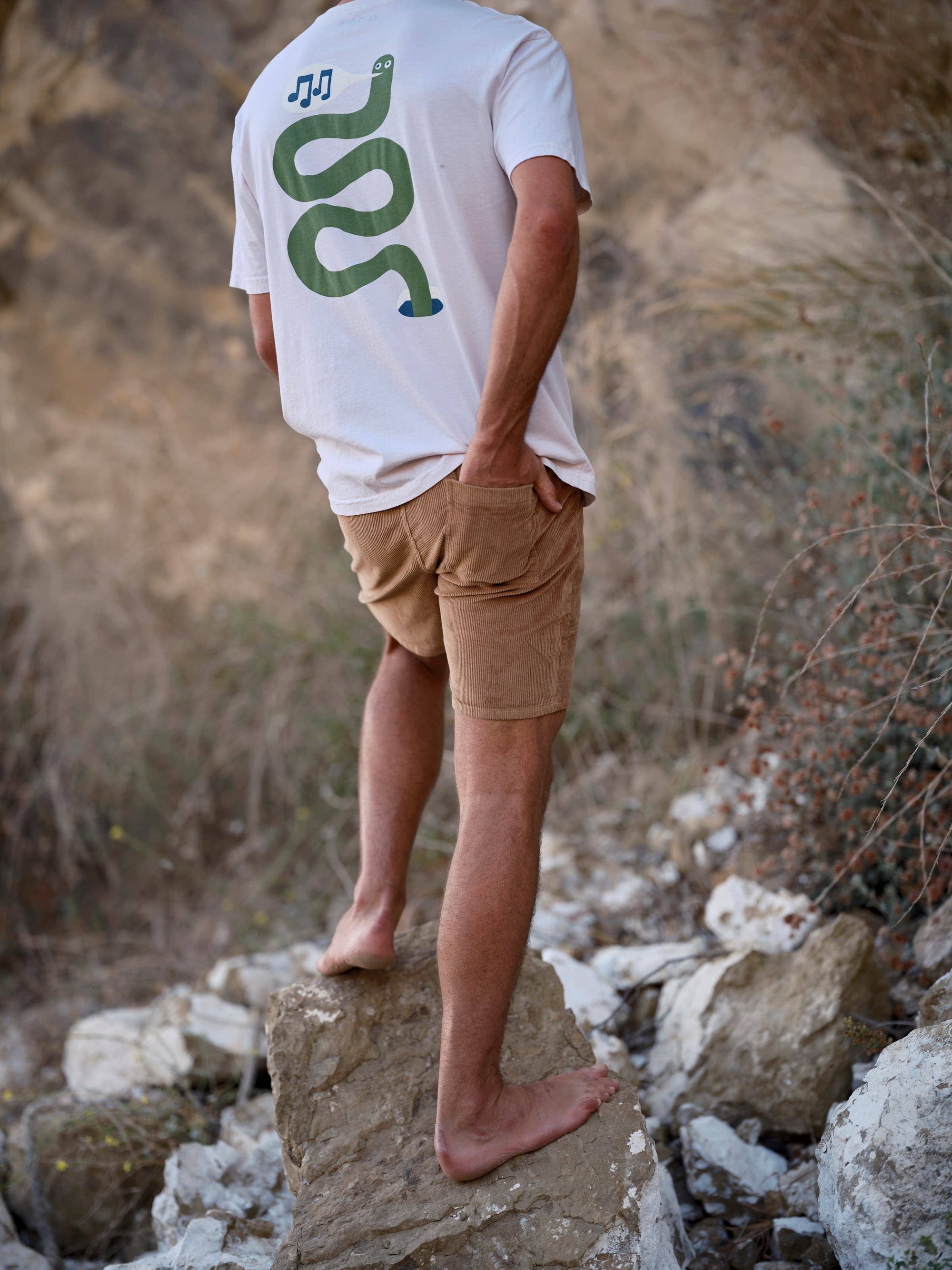 Shroom Shorts: Almond