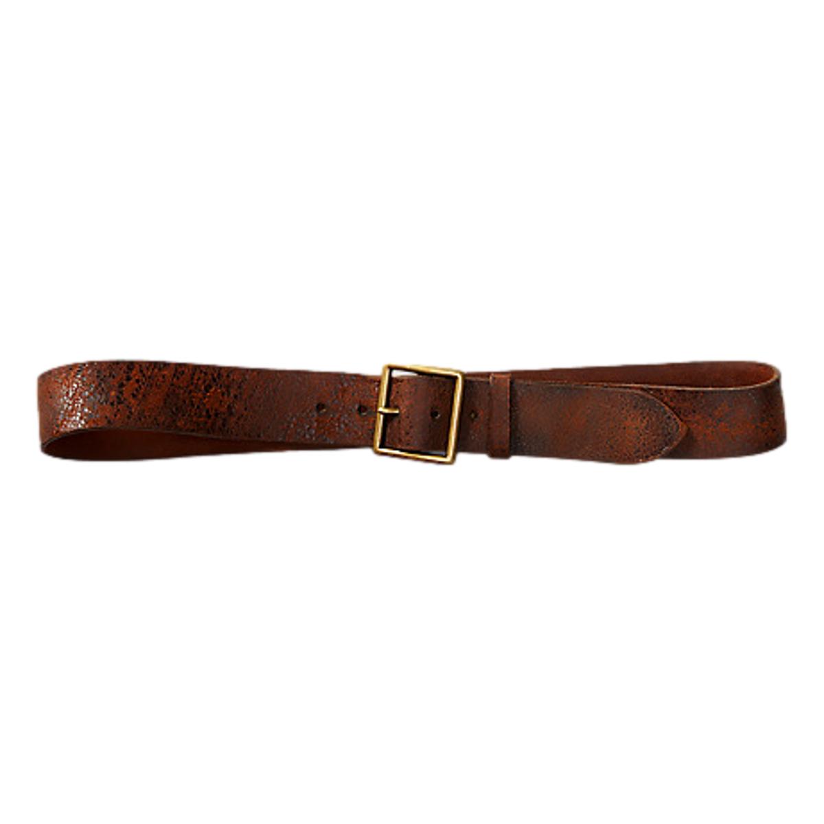 Distressed Leather Belt Distressed Tan - Belts
