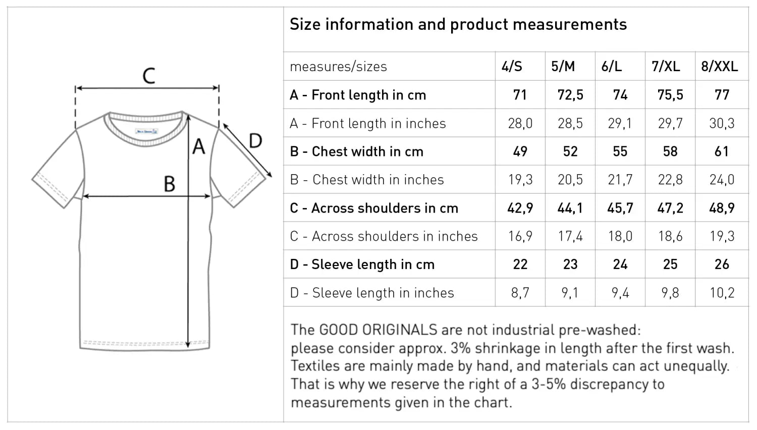 2M15 Sturdy Jersey Tee White