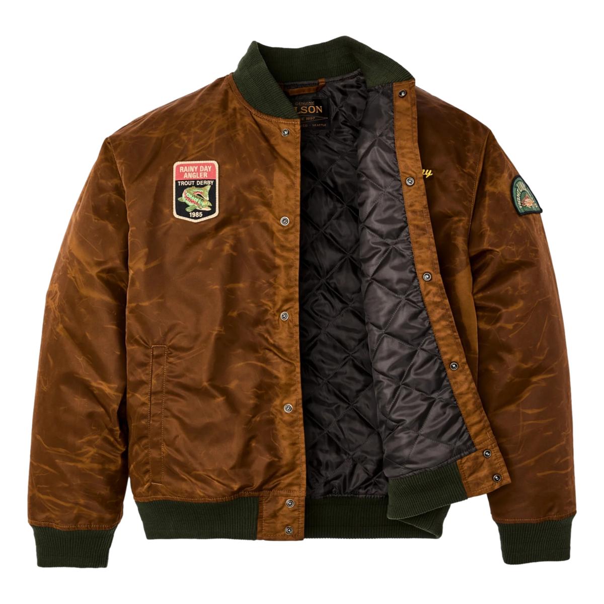 Embroidered Montlake Jacket Whiskey - Jacket
