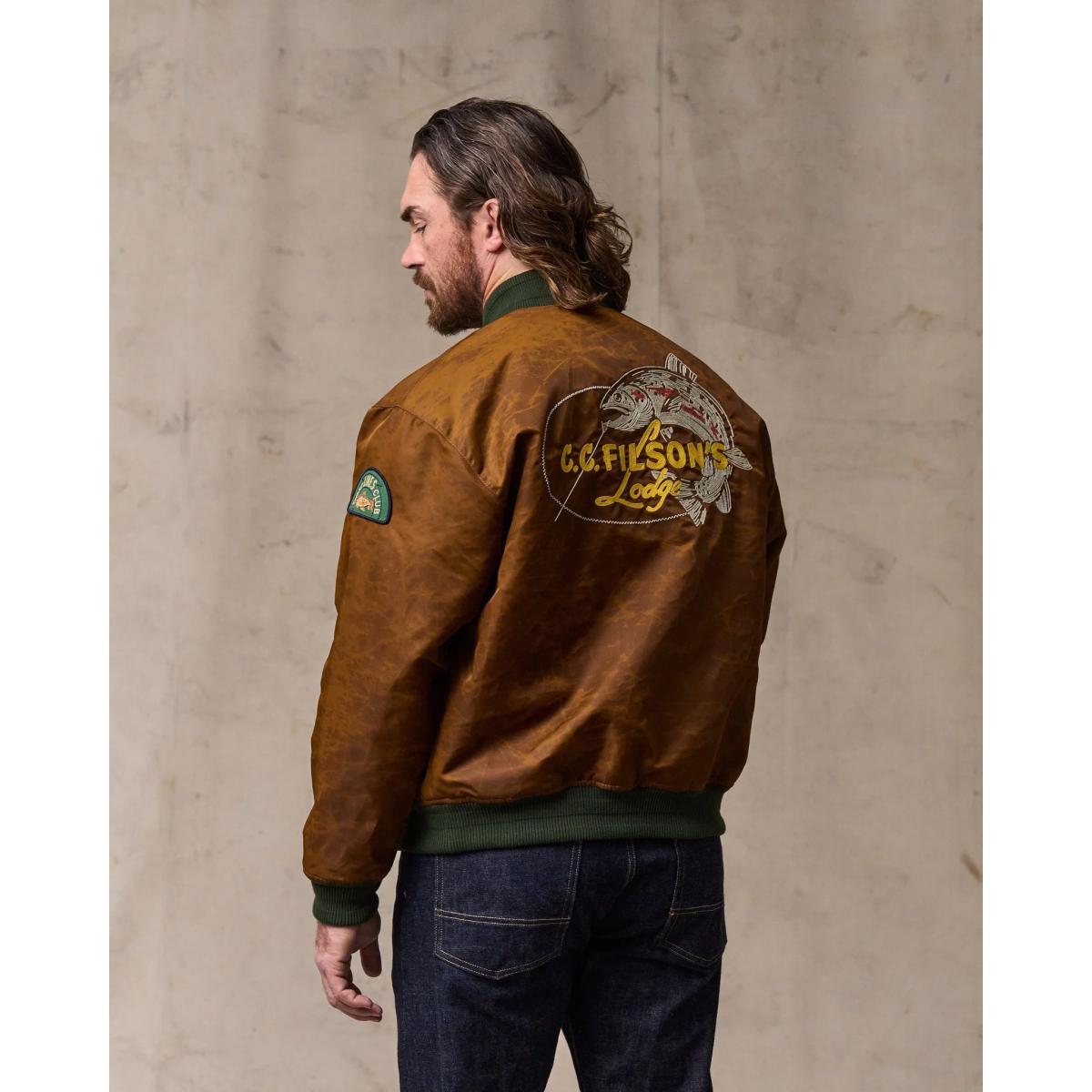 Embroidered Montlake Jacket Whiskey - Jacket