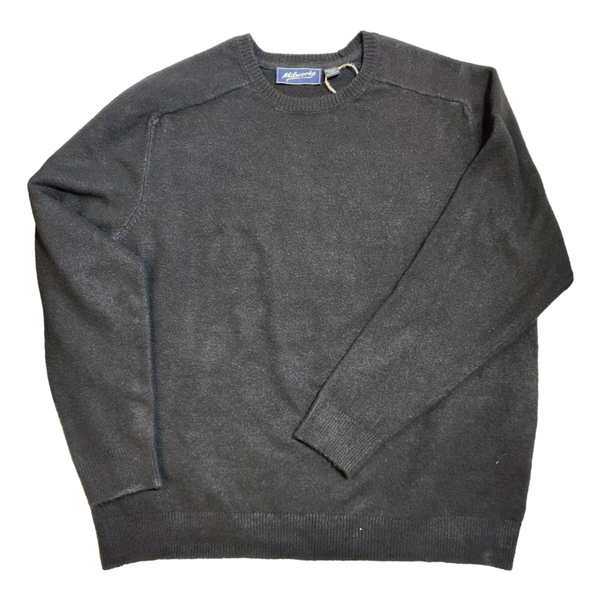 Everyday Crew Sweater Deep Black - sweater
