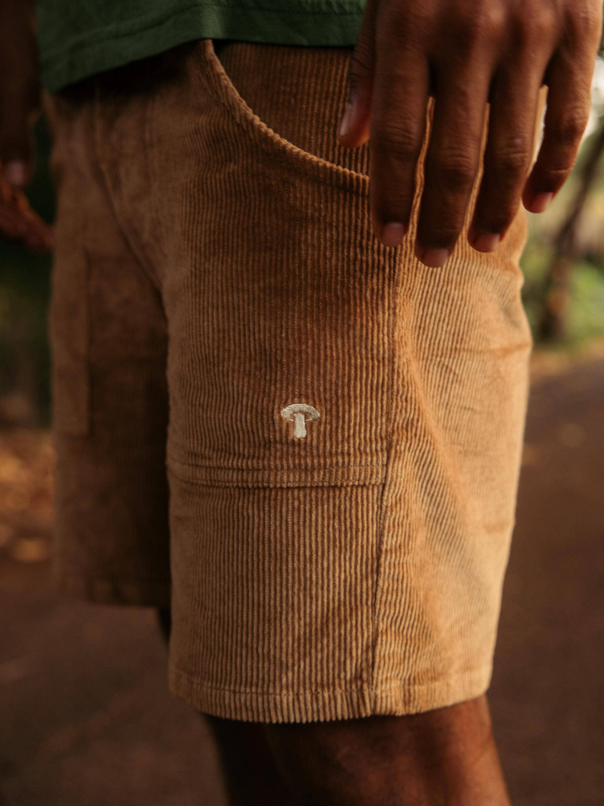 Shroom Shorts: Almond