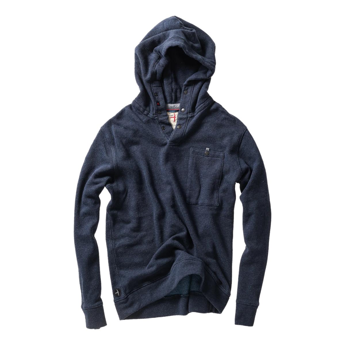 Frenchloom Hoodie Navy Heather - Sweatshirt
