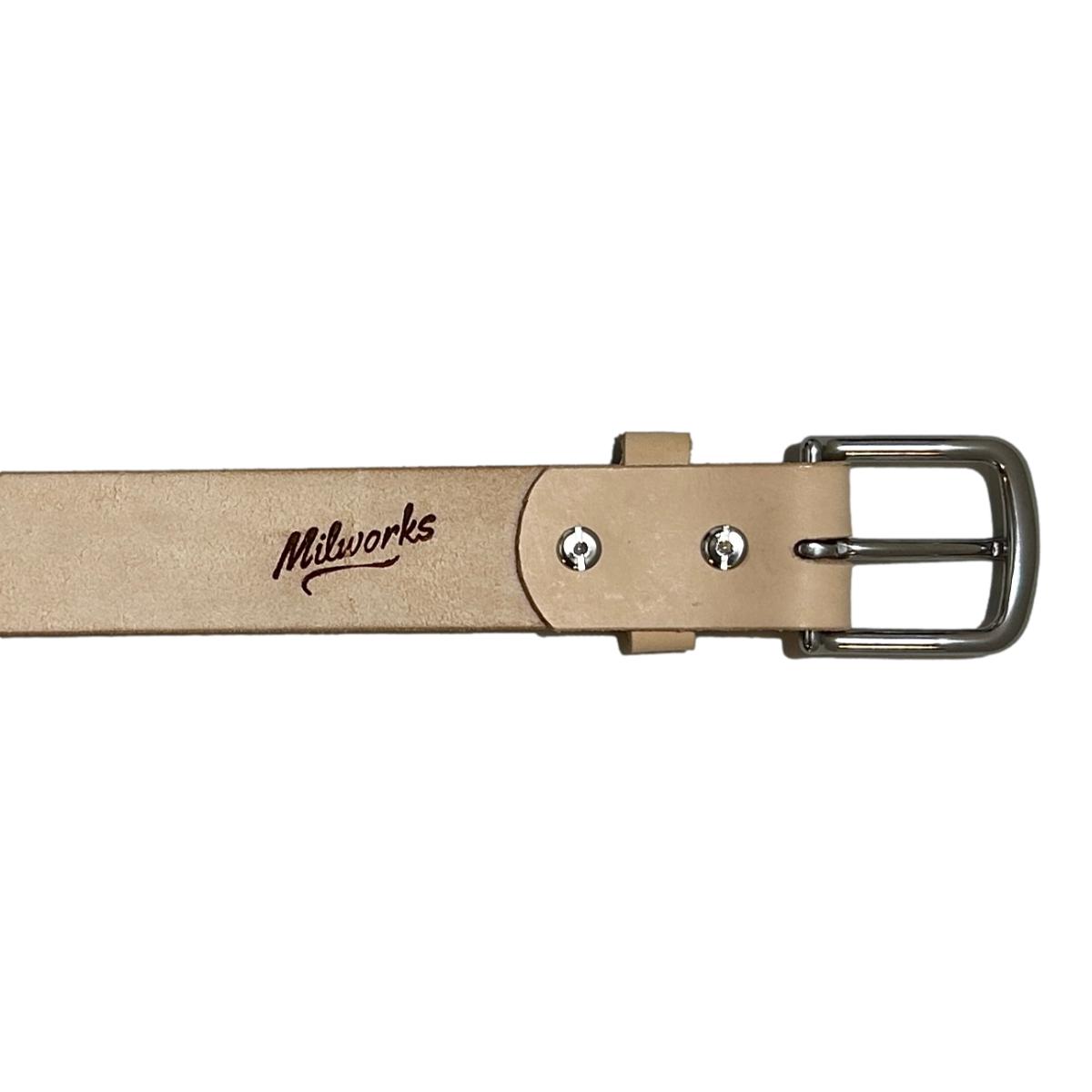 Full-Grain Natural Leather Belt 1-1/2’’ - Belts