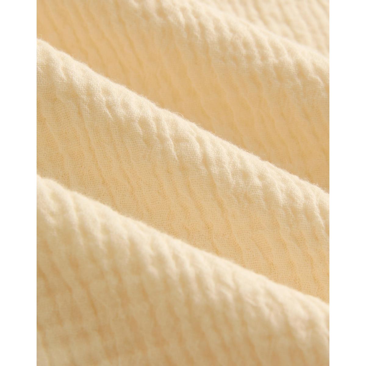 Hudson Shirt in Organic Cotton Seersucker Ivory - Shirts