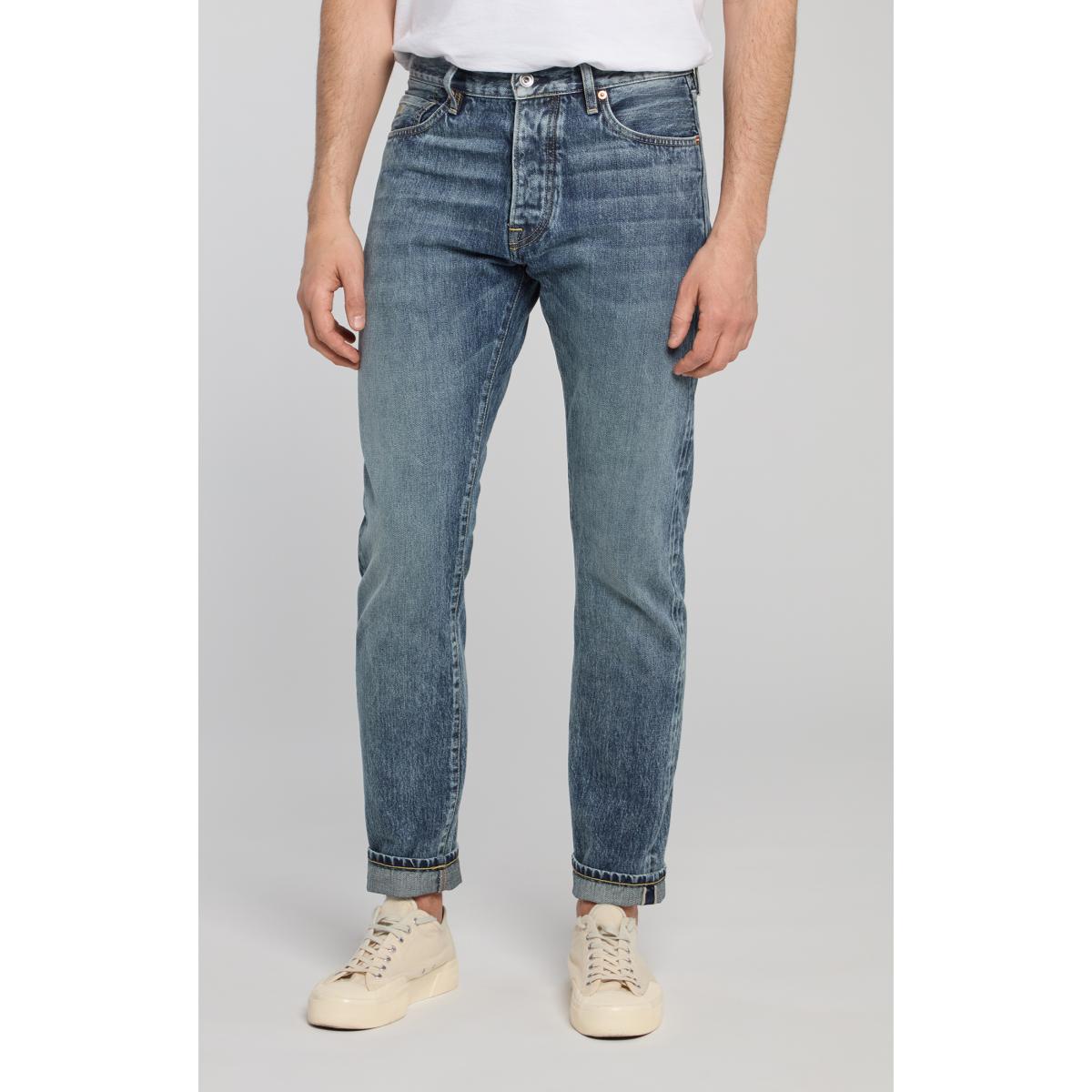 M5 Relaxed Tapered 13oz Kuroki Selvedge Auth Aged - Denim