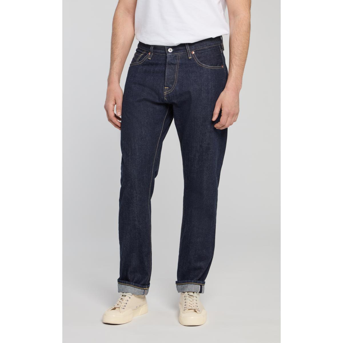 M5 Relaxed Tapered 13oz Kuroki Selvedge Rinsed - Denim