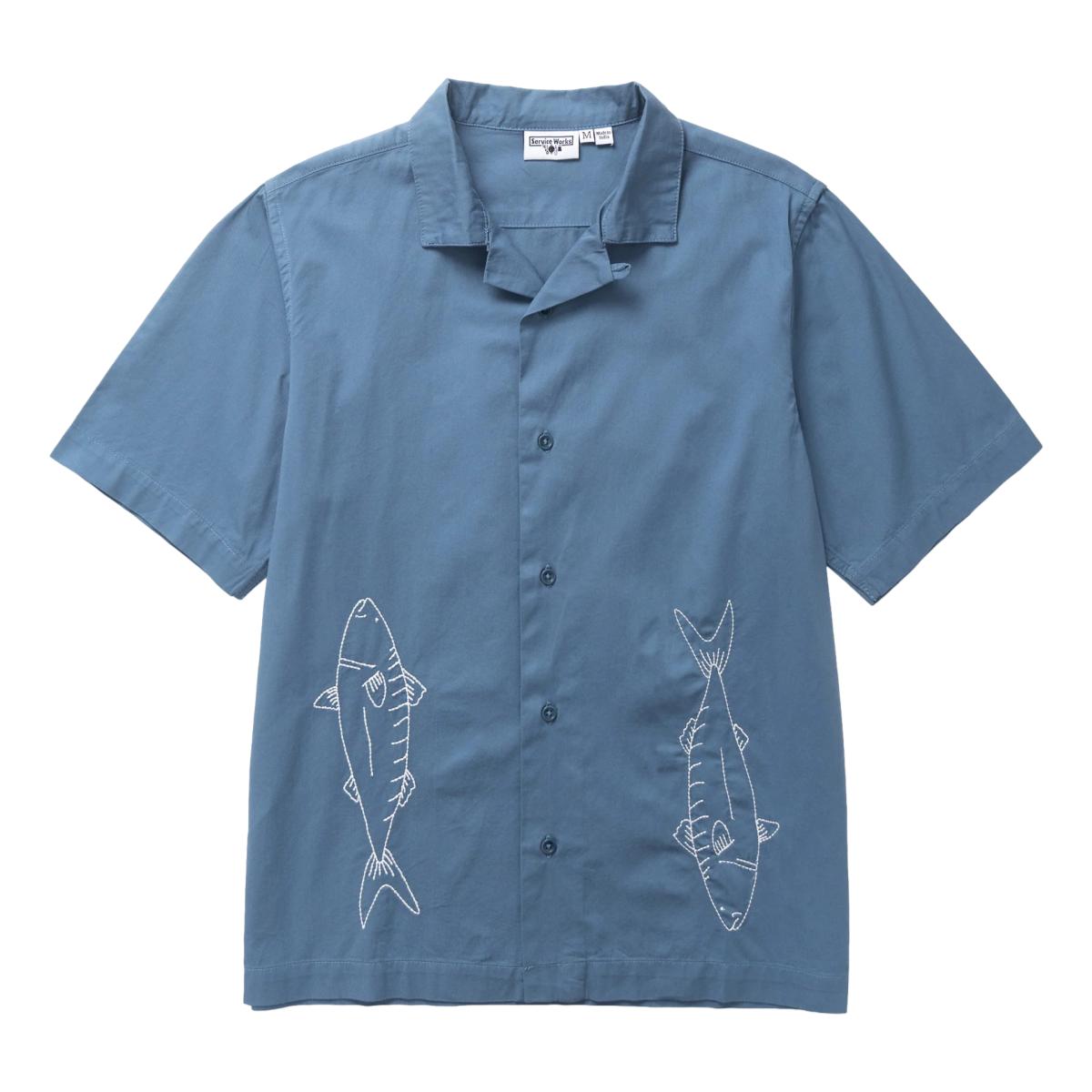 Mackerel Shirt Slate - Shirt