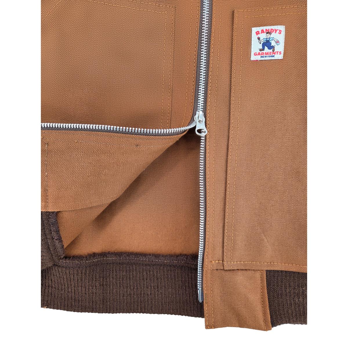 Maine Jacket 12oz Duck Canvas Brown - outerwear