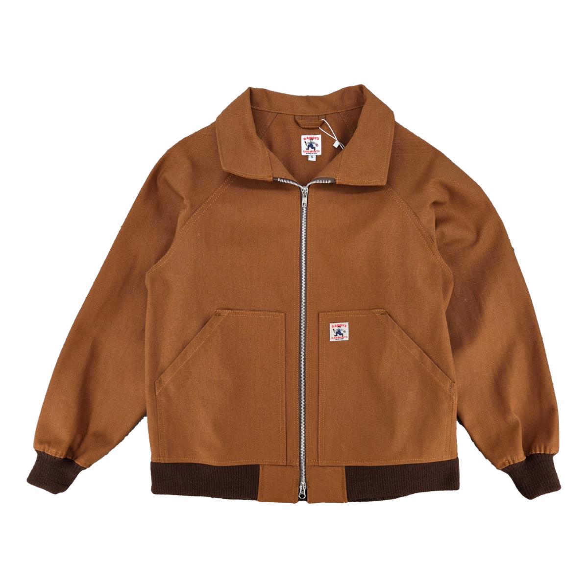 Maine Jacket 12oz Duck Canvas Brown - outerwear