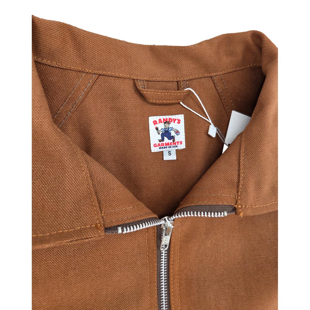 Maine Jacket 12oz Duck Canvas Brown - outerwear