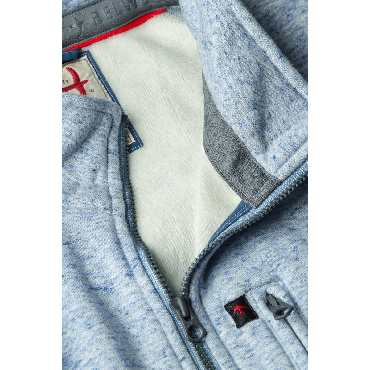 Micropile Half-Zip Lt Blue Fleck - Sweatshirt